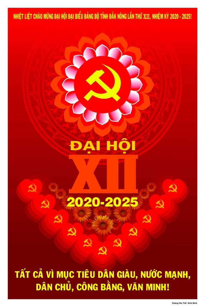 Đại hội Đại biểu Đảng bộ tỉnh Đắk Nông lần thứ XII, nhiệm kỳ 2020-2021